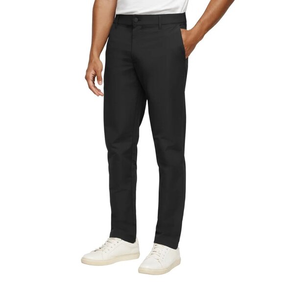 Banana Republic Men's Flat Front Pants Black, Size 32x34 (New) - Picture 7 of 8